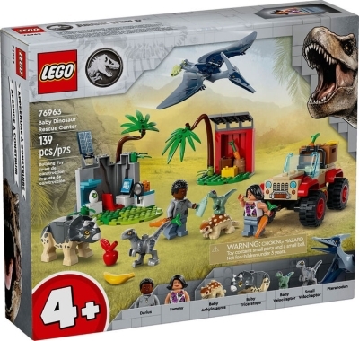 Lego - Jurassic World : Le centre de sauvetage des bébés dinosaures | LEGO®