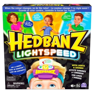 Jeu Hedbanz Lightspeed - Sons et lumières | Jeux pour la famille 