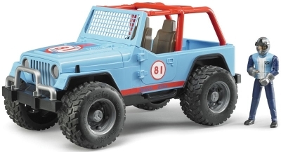 Bruder - Jeep Cross Country Racer Blue | Jeux collectifs & Jeux de rôles