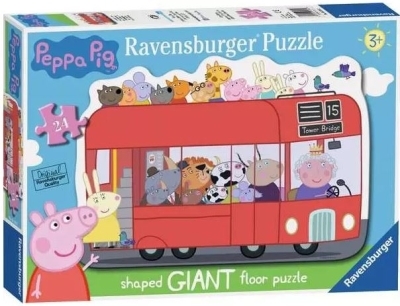 Casse-tête 24 - Peppa pig sur le bus a deux étage | Casse-têtes