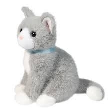 Peluche - Chat gris | Peluche et marionnette