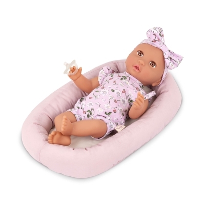  LullaBaby - Poupée nouveau-née 35.5 cm avec coussin de sol | Jeux collectifs & Jeux de rôles