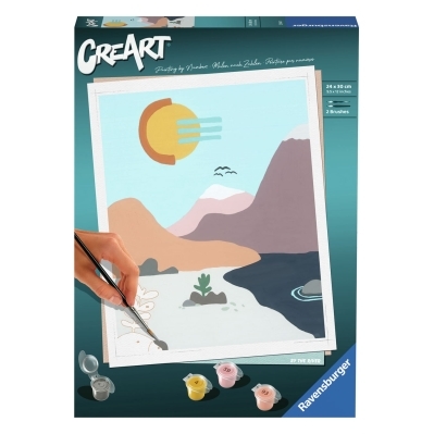 CreArt - au bord de la mer | Crayons, feutres et peinture