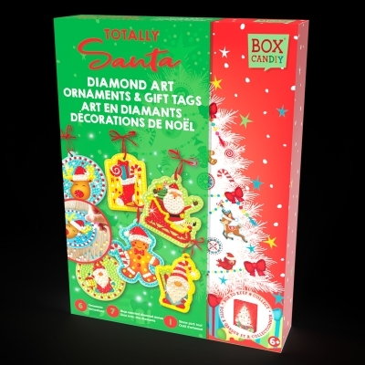 Box candiy: totally santa - ens. d'art diamants décos de noë | Bricolage divers