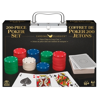 Jeu Coffret de Poker 200 jetons | Jeux classiques