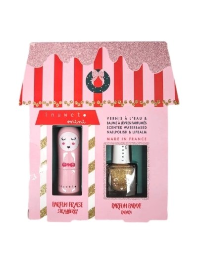 duo juliette - baume fraise + vernis papaye | Cadeau