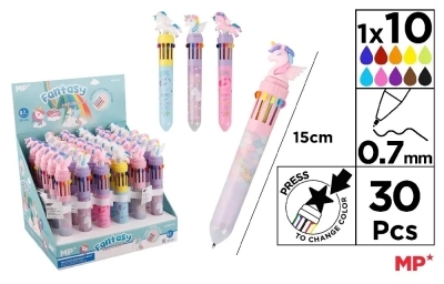 Crayons 10 couleur - Licornes | Stylos