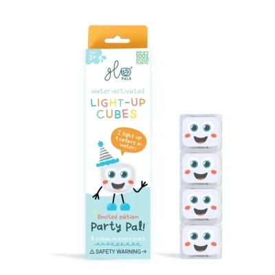 Glo Pals - Cubes lumineux - Party Pal (blanc) | Jeux pour le bain