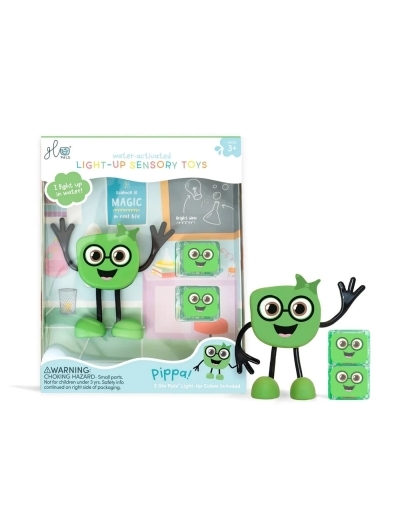 Glo Pals - Personnage lumineux - Pippa (vert) | Jeux pour le bain