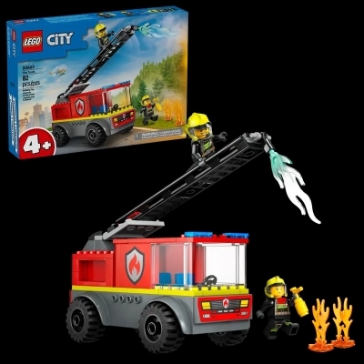 LEGO : City - Le camion de pompiers avec échelle | LEGO®