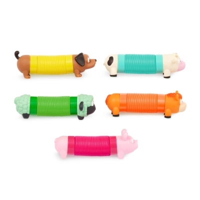 Battat - Ensemble de tubes sensoriels Li'l Barn Buddies | Bébé (18 mois & moins)