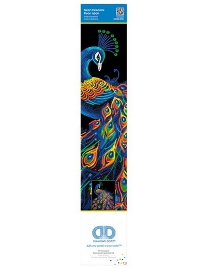 Diamond Dotz - Paon Néon | Peinture à numéro & peinture de diamant (Diamond Painting)
