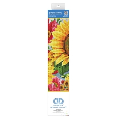 Diamond Dotz - Coquelicots et Tournesols | Peinture à numéro & peinture de diamant (Diamond Painting)