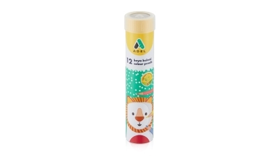Tube de 12 crayons de couleur  | Crayons de couleur, feutres  et craies