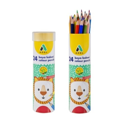 Tube de 24 crayons de couleur  | Crayons de couleur, feutres  et craies