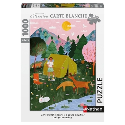Casse-tête 1000 - Let's go camping, Laura | Casse-têtes