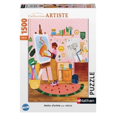 Casse-tête 1500 - Atelier d'artiste, Arual | Casse-têtes