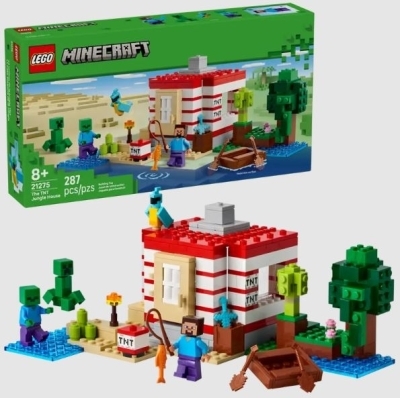 Lego : Minecraft - La maison de la jungle TNT | LEGO®