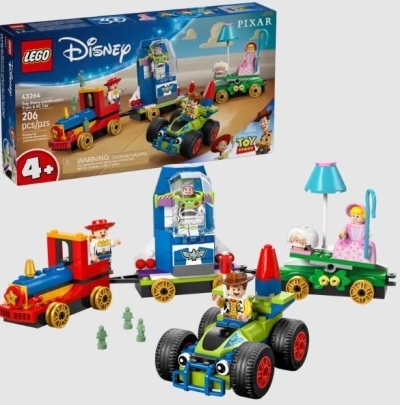 Lego : Disney - Le train en fête et la voiture RC de Toy Story | LEGO®