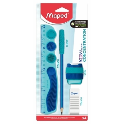 Kidylearn kit de concentration 4 mcx Maped | Crayons , mines, effaces