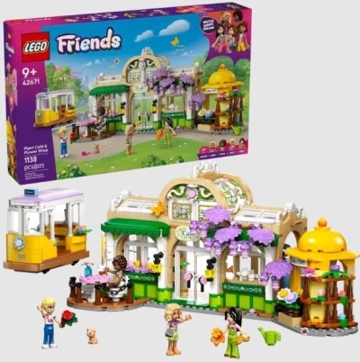LEGO : Friends - Le café aux plantes et le fleuriste | LEGO®