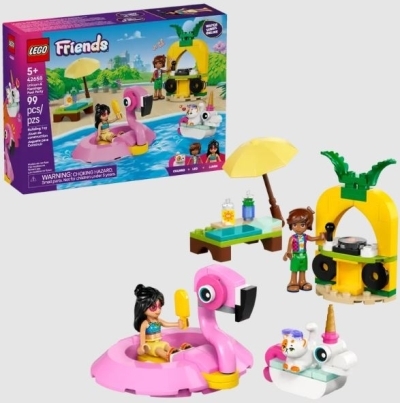 LEGO : Friends - La soirée piscine avec la licorne et le flamant rose | LEGO®