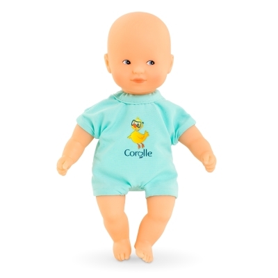 Mon Premier Poupon - Mini Bain - Bleu 20 cm | Jeux collectifs & Jeux de rôles