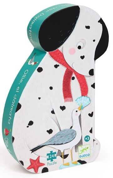 Puzzle silhouette / Ollie, le dalmatien / 24 pcs | Bébé (18 mois & moins)