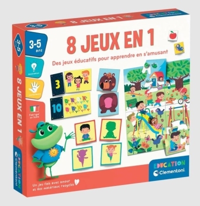 EDUCATION: 8 JEUX EN 1 | Jeux éducatifs