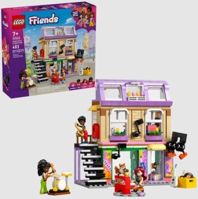 Lego : Friends - Le magasin de musique et l’appartement | LEGO®