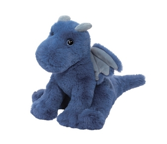 Peluche - Dragon bleu | Peluche et marionnette