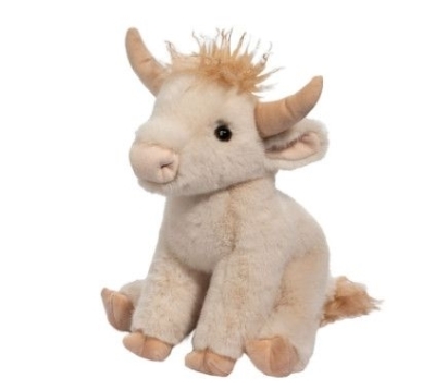 Peluche - Cream la vache des plaines | Peluche et marionnette