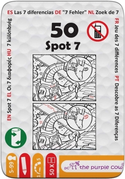 50 spot 7 - jeu des 7 différences (multilingue) | Jeux pour la famille 