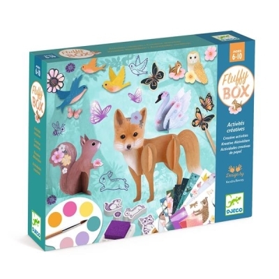 Coffret multi-activités / Fluffy box | Crayons, feutres et peinture