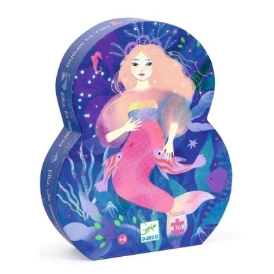 Casse-tête 35 - Puzzle silhouette / Ella, la sirène | Casse-têtes