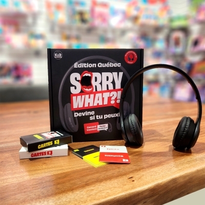 Jeu Sorry What?! - Édition Québec | Jeux d'ambiance