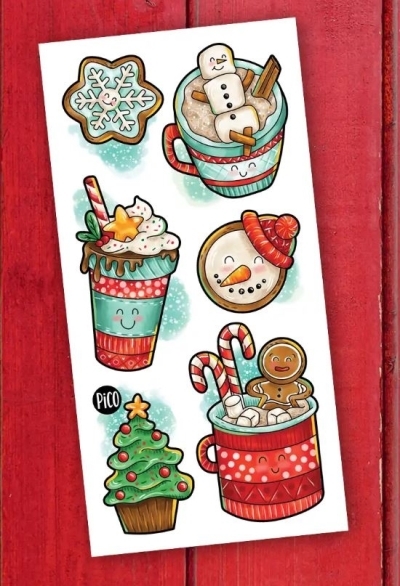 Tatouage temporaire - Les chocolats chauds | Tatouage temporaire