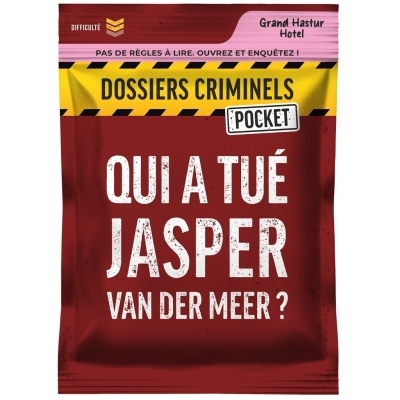 Dossiers Criminels Pocket : Qui a Tué Jasper Van Der Meer ? | Jeux coopératifs
