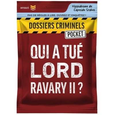 Dossiers Criminels Pocket : Qui a Tué Lord Ravary II ? | Jeux coopératifs