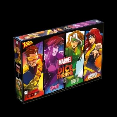 Marvel Dice Throne - X-Men : Cyclops vs. Gambit vs. Rogue vs. Jean Grey | Jeux pour 2 