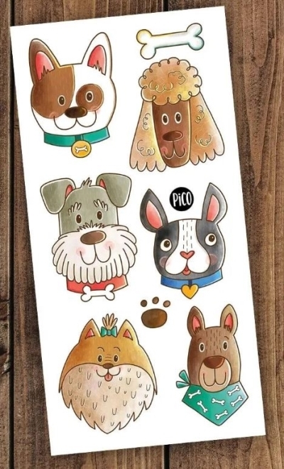 Tatouage temporaire - L’escouade canine | Tatouage temporaire