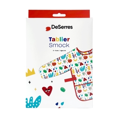 Deserres - Tablier pour enfants 3-5 ans | Dessin/coloriage/peinture