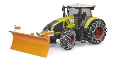Bruder - Claas Axion 950 avec chaînes à neige et lame de niveleuse [CUEILLETTE EN MAGASIN SEULEMENT] | Jeux collectifs & Jeux de rôles