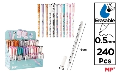 Stylo effaçable 0.5 mm ( motifs variés) | Stylos