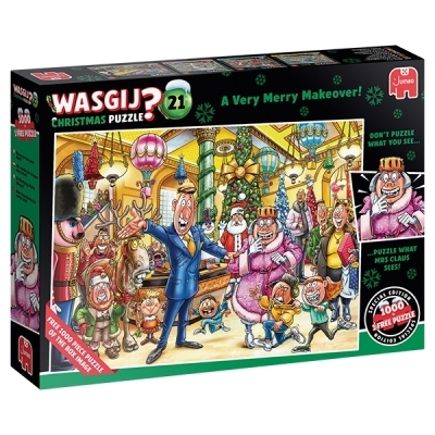 Casse-tête 2x1000 - Wasgij Noël #21, Nouveau look pour Noël ! | Casse-têtes