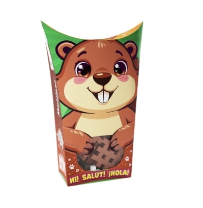 Mini Waffle - Animaux de poche : Castor 25 pcs | Bricolage divers