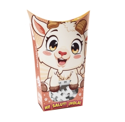Mini Waffle - Animaux de poche : Chèvre 35 pcs | Bricolage divers