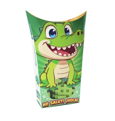 Mini Waffle - Animaux de poche : Crocodile 34 pcs | Bricolage divers