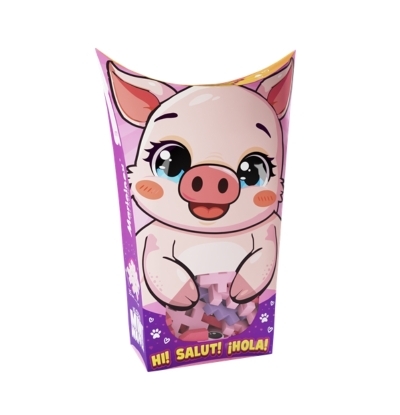 Mini Waffle - Animaux de poche : Cochon 25 pcs | Bricolage divers