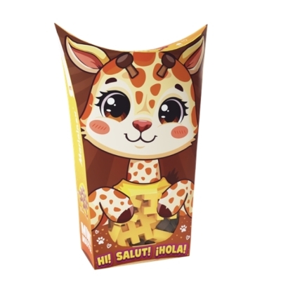Mini Waffle - Animaux de poche : Girafe 35 pcs | Bricolage divers